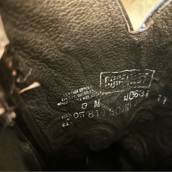 Vintage Code West Snakeskin and Black Leather Cowboy Cowgirl Boots 8 - Picture 5 of 5